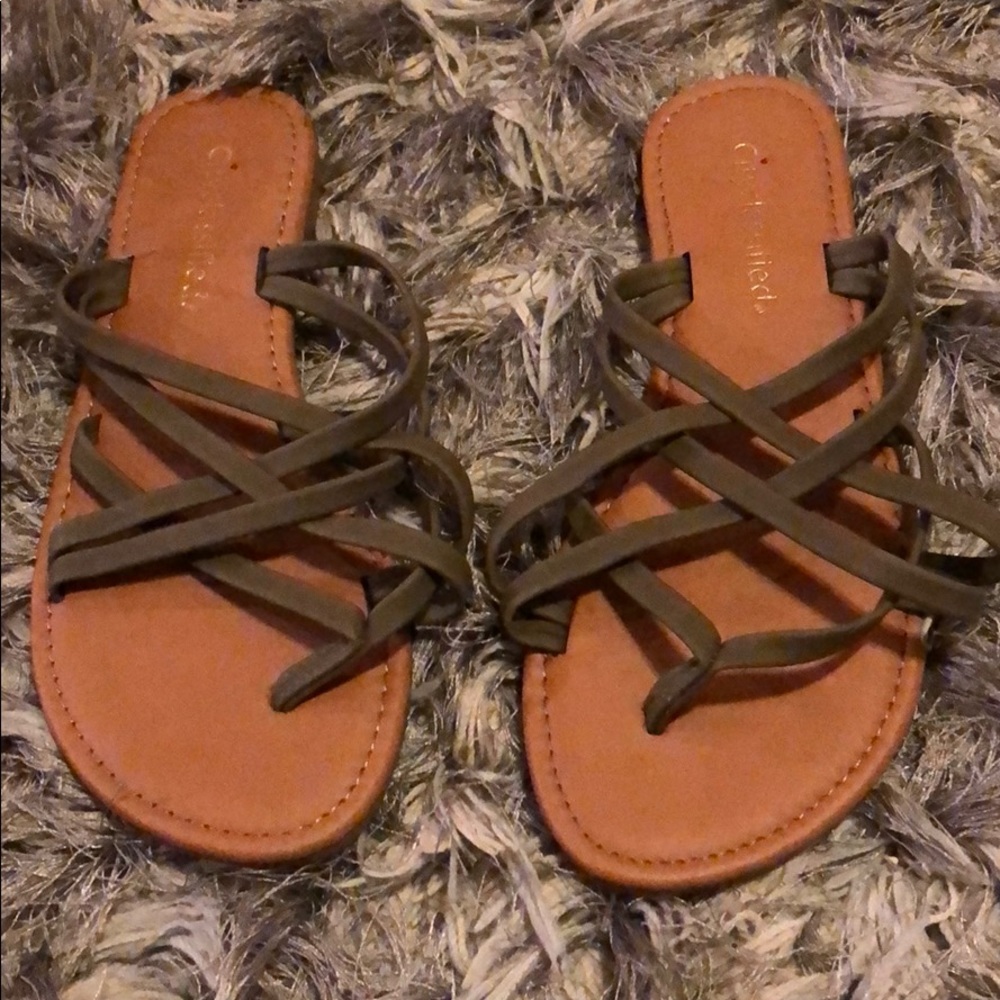 Olive sandals